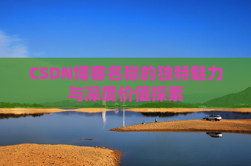 CSDN博客名称的独特魅力与深度价值探索